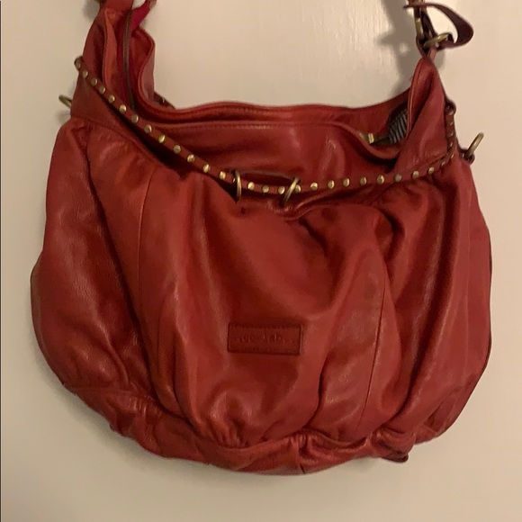 Co-Lab Red Real Leather Purse - Picture 2 of 5